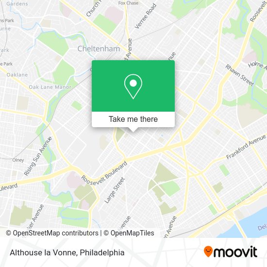 Althouse la Vonne map