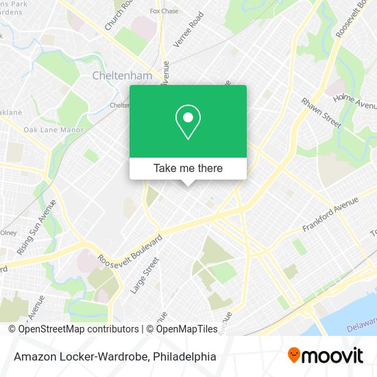 Mapa de Amazon Locker-Wardrobe