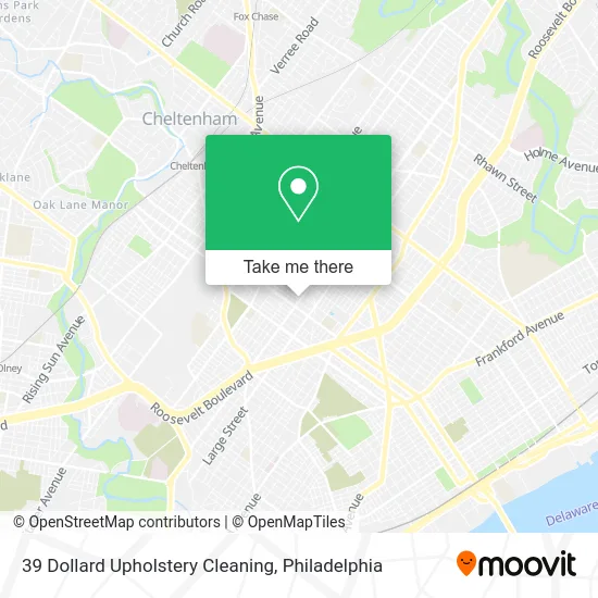39 Dollard Upholstery Cleaning map