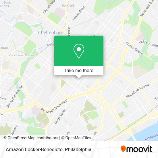 Amazon Locker-Benedicto map