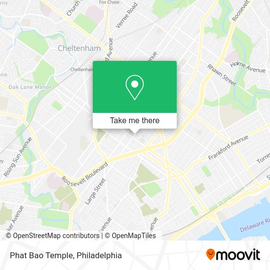 Phat Bao Temple map