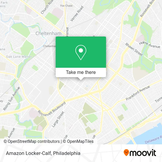 Amazon Locker-Calf map