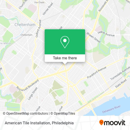 American Tile Installation map