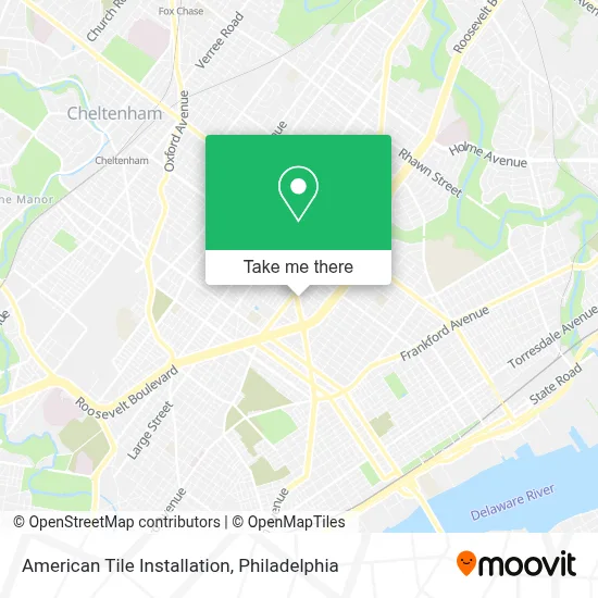 American Tile Installation map