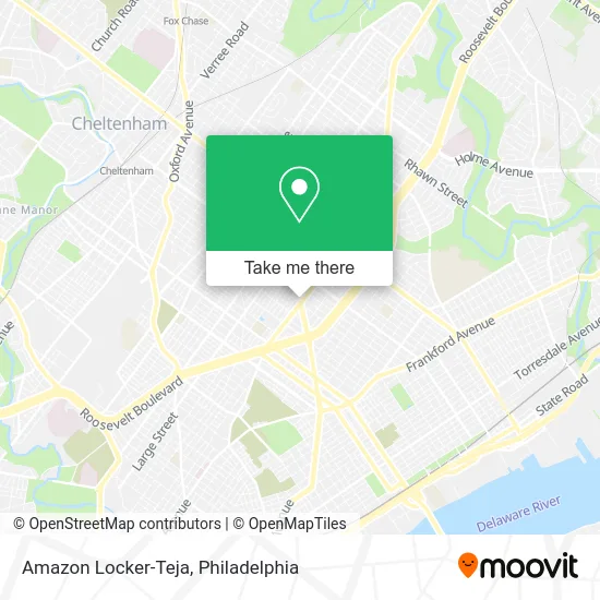 Amazon Locker-Teja map