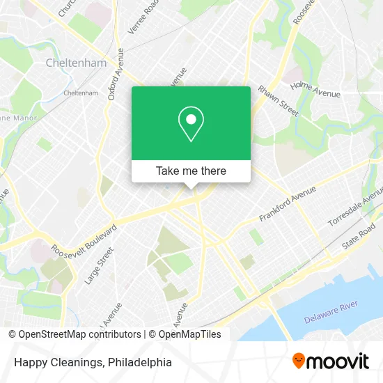Happy Cleanings map