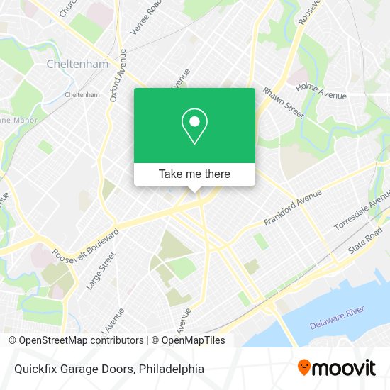 Quickfix Garage Doors map