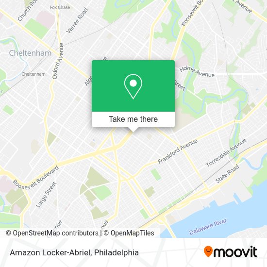 Mapa de Amazon Locker-Abriel