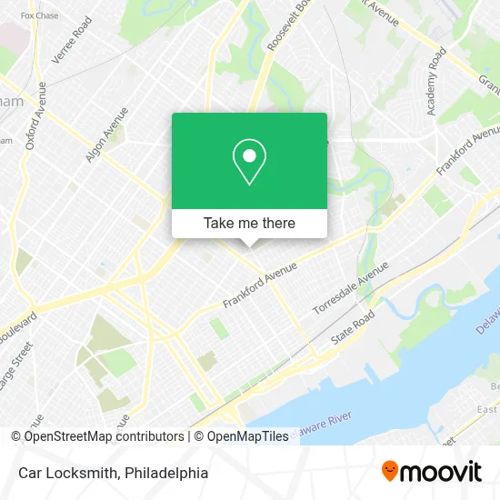 Car Locksmith map