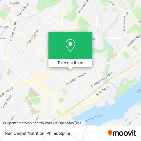 Red Carpet Nutrition map