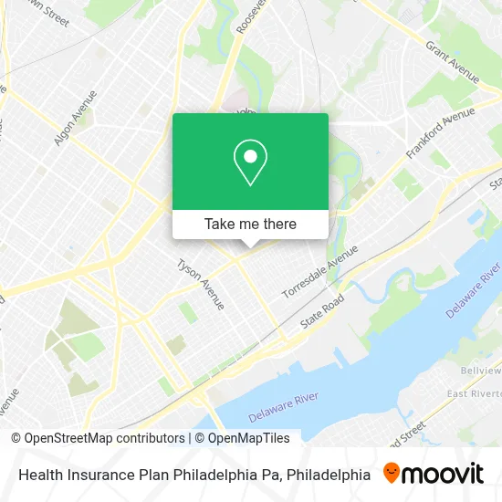 Health Insurance Plan Philadelphia Pa map