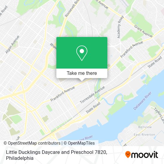 Mapa de Little Ducklings Daycare and Preschool 7820