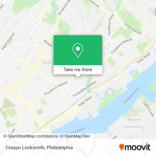 Crespo Locksmith map