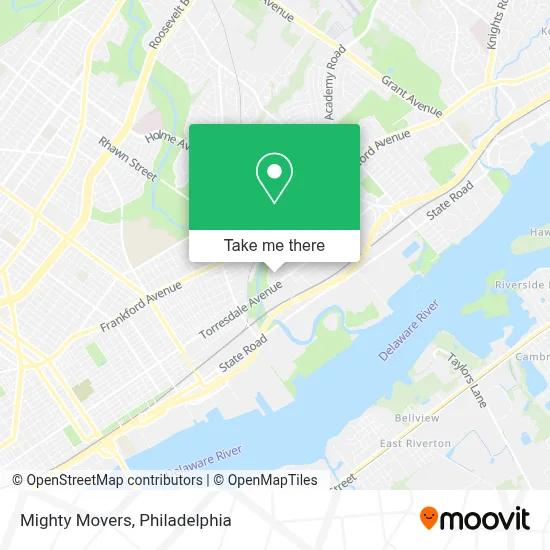 Mighty Movers map