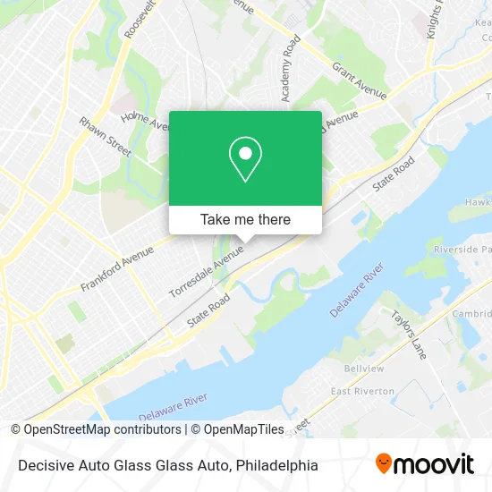 Decisive Auto Glass Glass Auto map