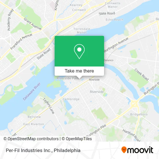 Per-Fil Industries Inc. map