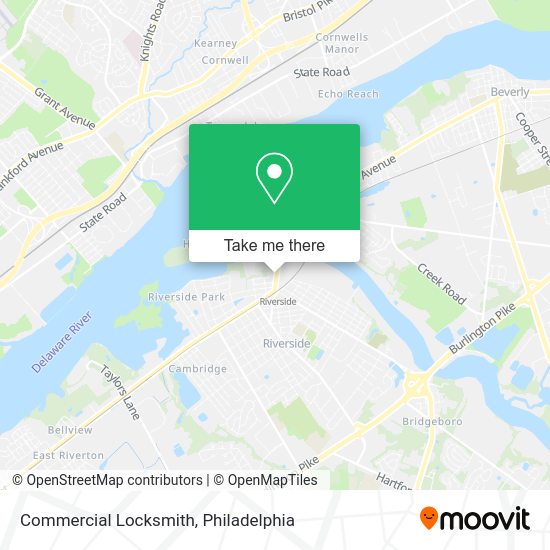 Mapa de Commercial Locksmith
