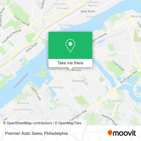 Premier Auto Sales map