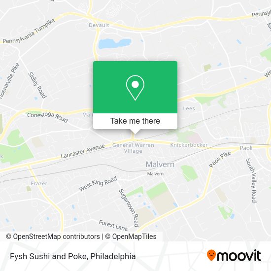 Mapa de Fysh Sushi and Poke
