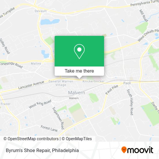 Mapa de Byrum's Shoe Repair