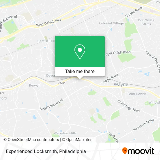 Experienced Locksmith map