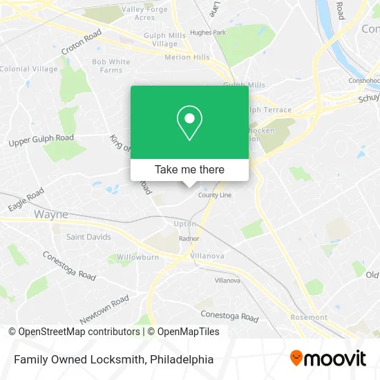 Family Owned Locksmith map