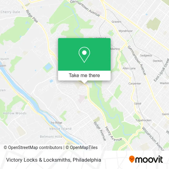 Victory Locks & Locksmiths map