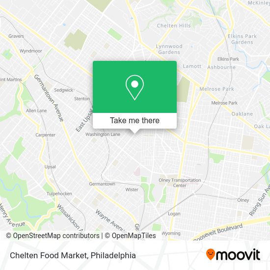 Chelten Food Market map
