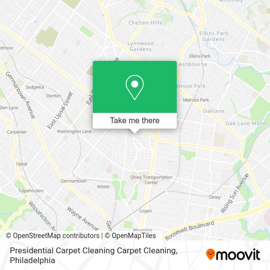 Presidential Carpet Cleaning Carpet Cleaning map