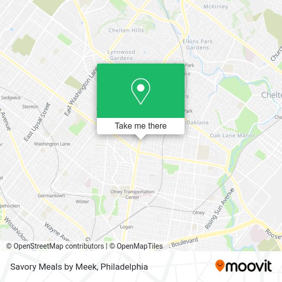 Savory Meals by Meek map