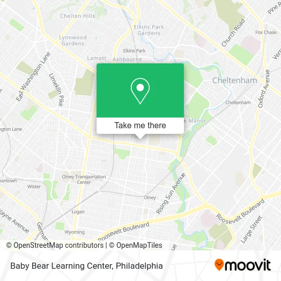Baby Bear Learning Center map