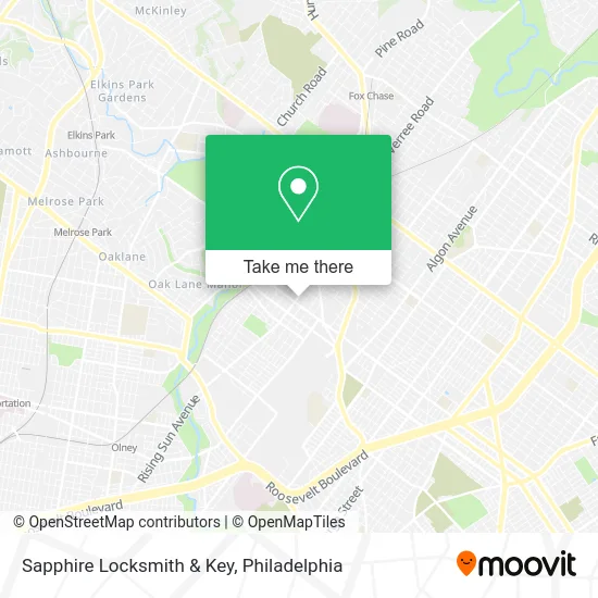 Mapa de Sapphire Locksmith & Key