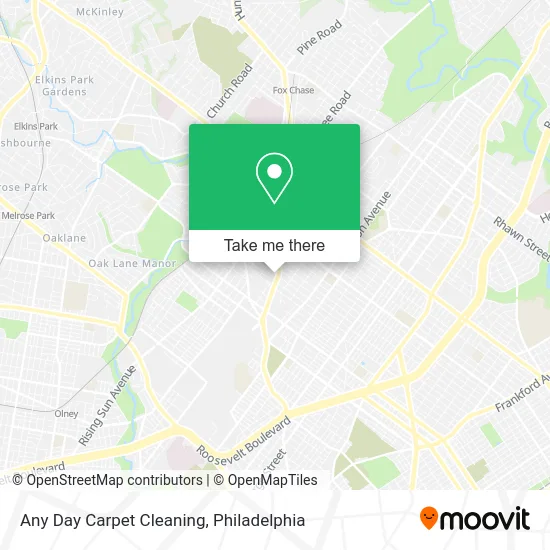 Any Day Carpet Cleaning map