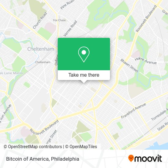 Bitcoin of America map