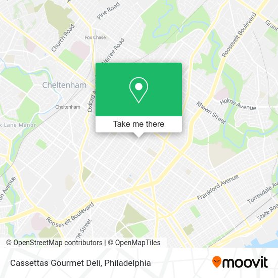 Cassettas Gourmet Deli map