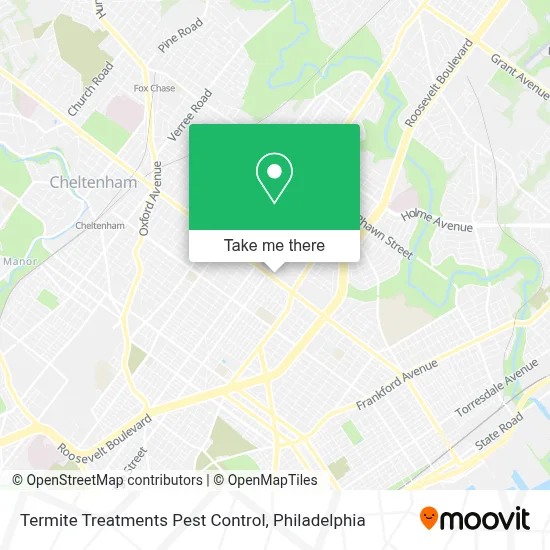 Termite Treatments Pest Control map