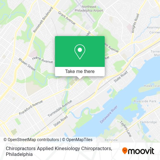 Mapa de Chiropractors Applied Kinesiology Chiropractors