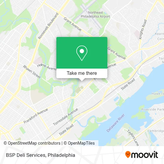 BSP Deli Services map