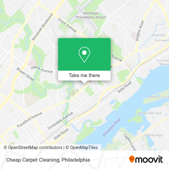 Cheap Carpet Cleaning map