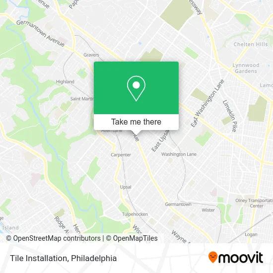 Tile Installation map