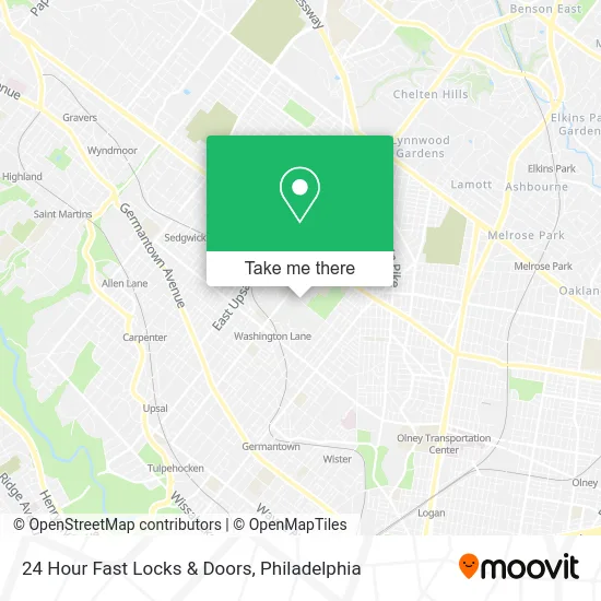 24 Hour Fast Locks & Doors map