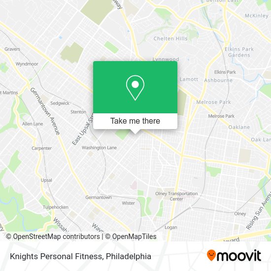 Mapa de Knights Personal Fitness