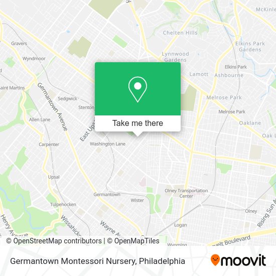 Germantown Montessori Nursery map