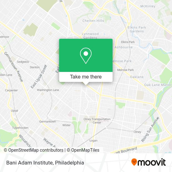 Bani Adam Institute map