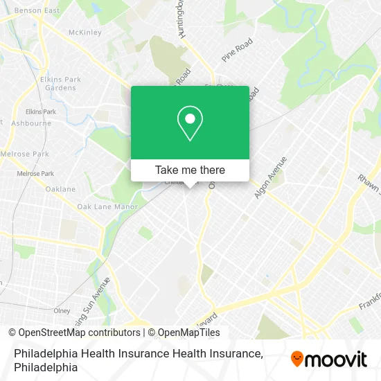 Philadelphia Health Insurance Health Insurance map