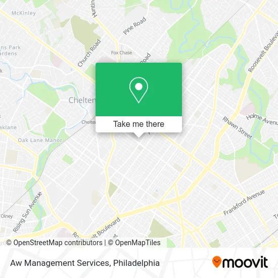 Aw Management Services map