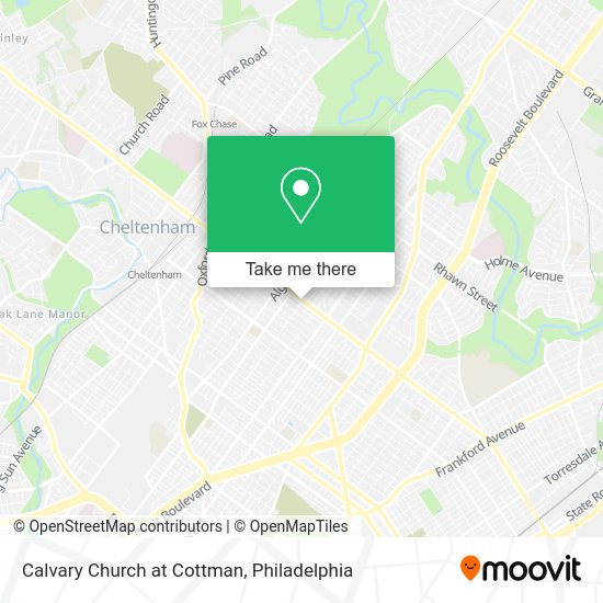 Mapa de Calvary Church at Cottman