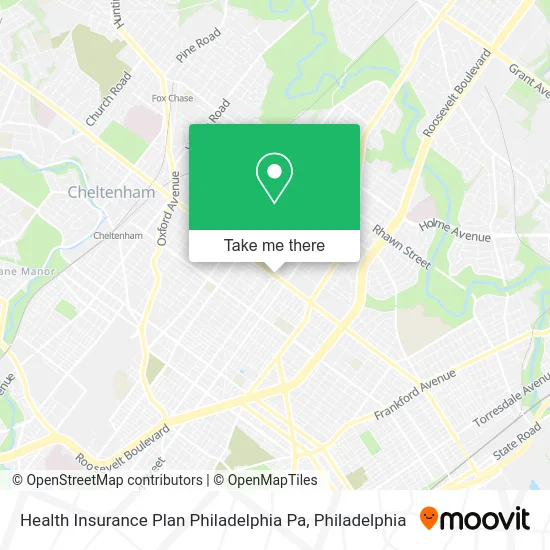 Health Insurance Plan Philadelphia Pa map