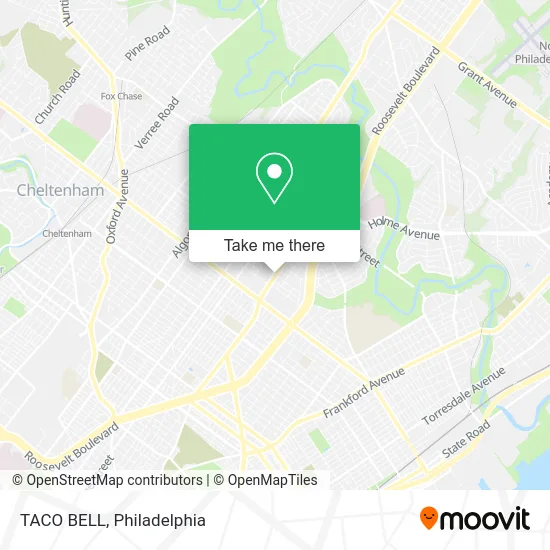 TACO BELL map