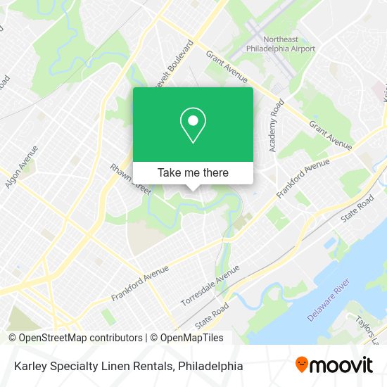 Mapa de Karley Specialty Linen Rentals